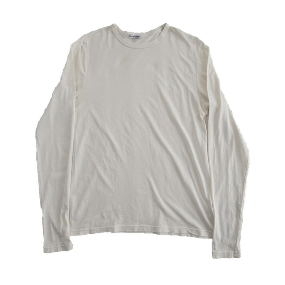 Cotton Citizen Long Sleeve T-Shirt Men's S White 100% Supima Cotton EUC Classic